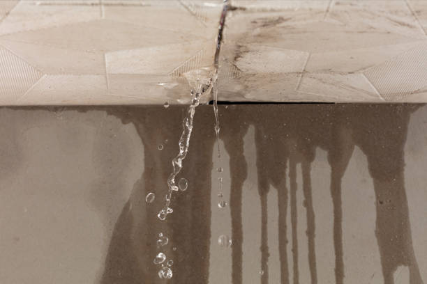 Professional Water Extraction technician working in Creston, OH